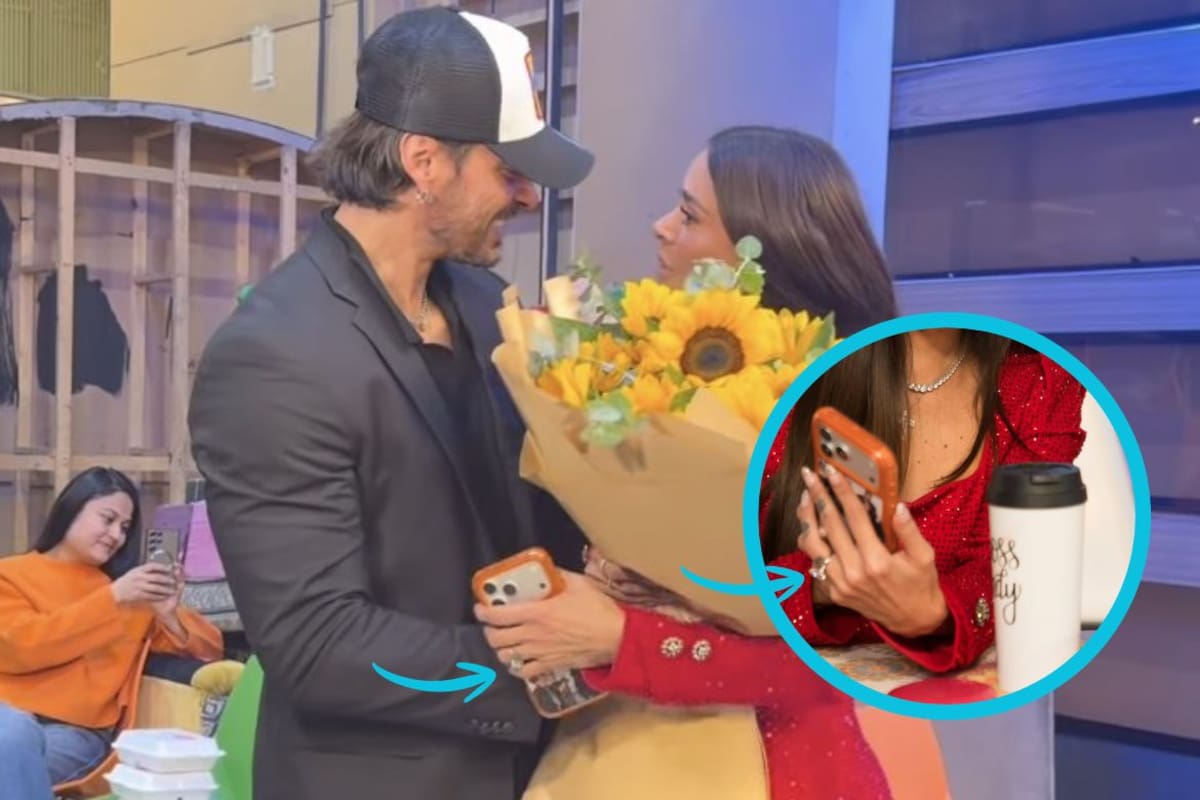 Galilea Montijo desata rumores de compromiso con Isaac Moreno al lucir una lujosa joya durante su cumpleaños 53