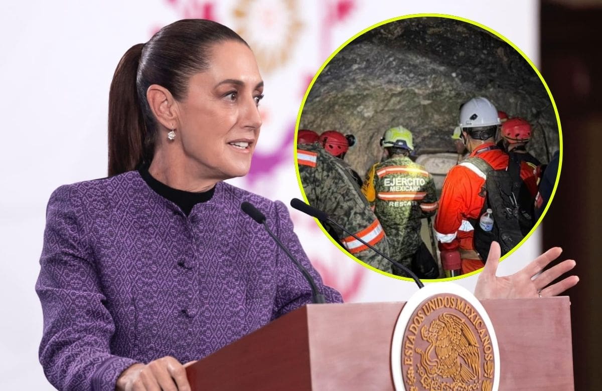 Sheinbaum celebra hallazgo con vida de minero en Sinaloa tras 13 días atrapado y critica abandono de rescate en Pasta de Conchos en 2006