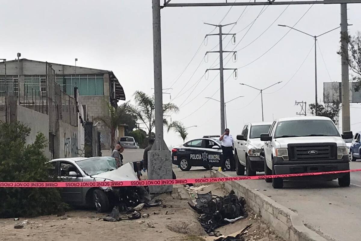 Accidentes Tijuana: Fallece masculino tras choque en Calle Periférico