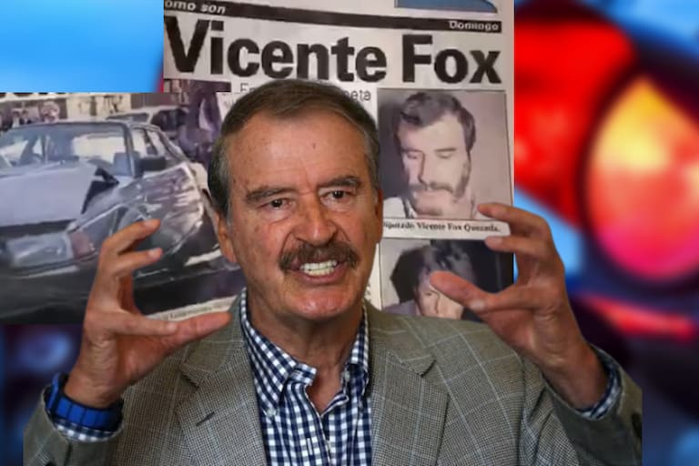 El automóvil donde venía Vicente Fox se pasó un rojo y acabó siendo parte de un accidente donde murió una vendedora de periódico.