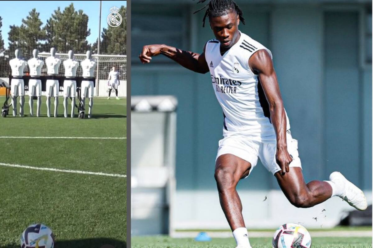 Real Madrid implementa barrera de robots para practicar tiros