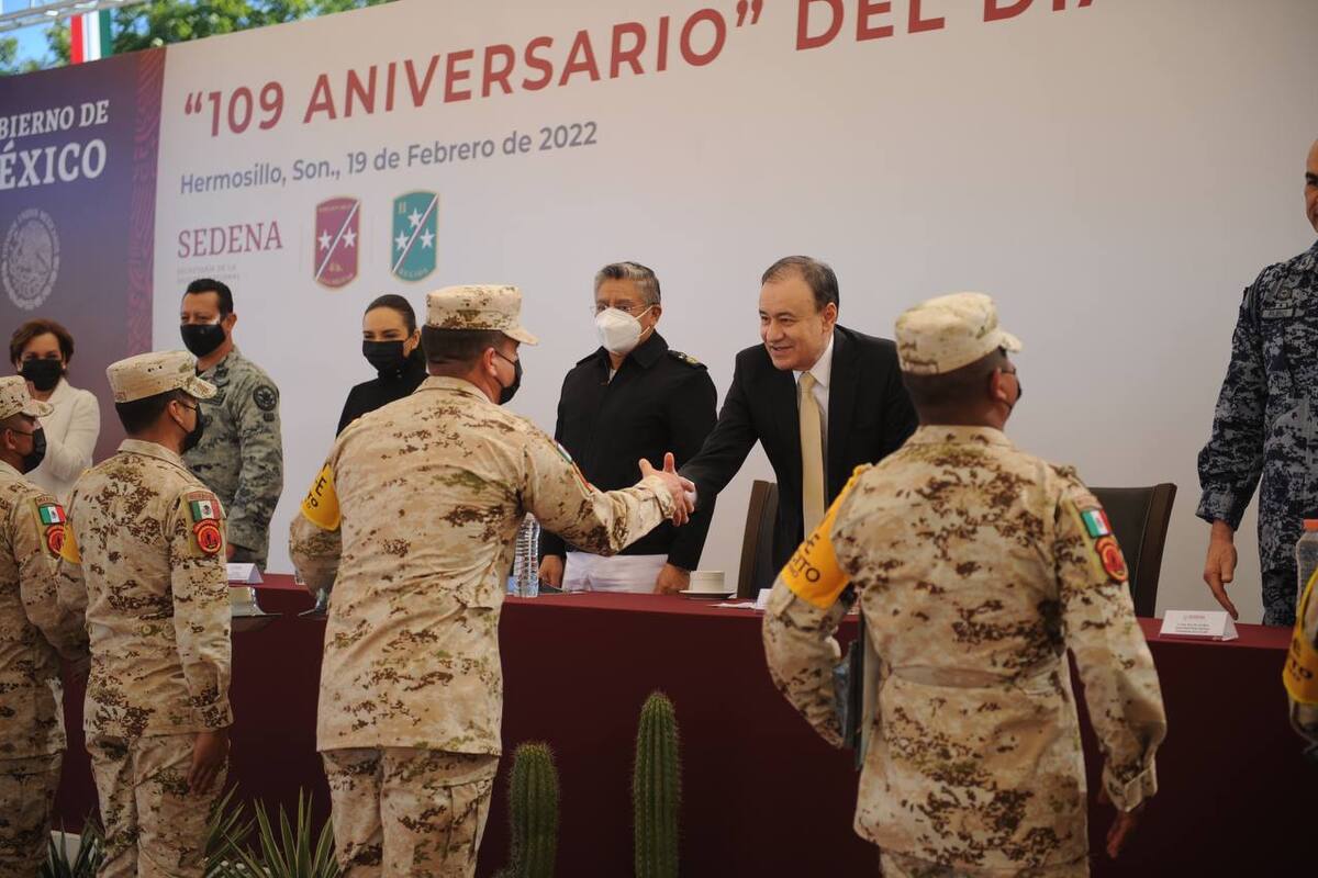 Destaca el gobernador Durazo Montaño la participación del Ejército