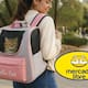Mochila para mascotas con34% de descuento en Mercado Libre