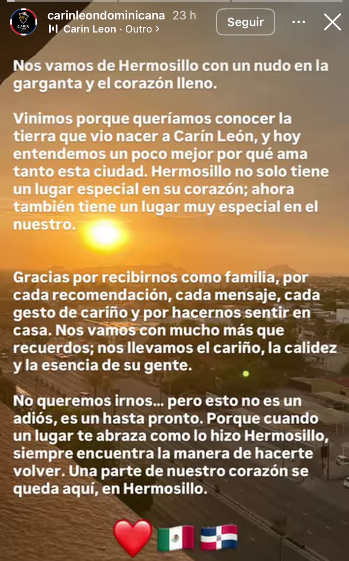 Las fans del famoso elogiaron las tierras hermosillenses.