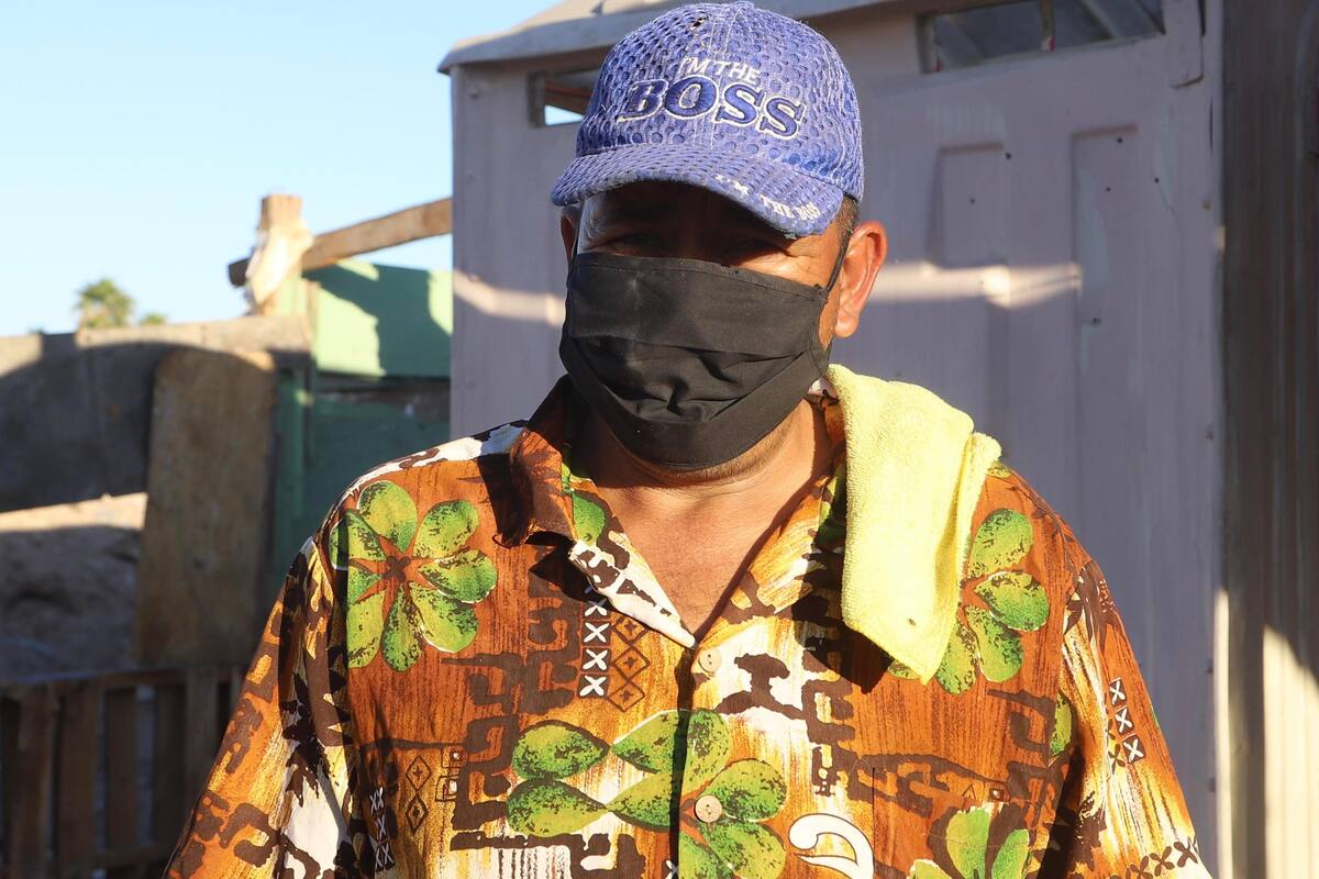 “Estando mi esposa y yo juntitos, ni el frío sentimos”