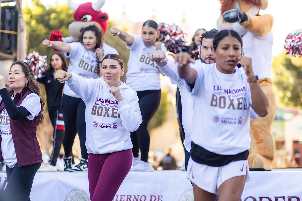Lidera gobernadora participación de BC en ‘'Clase Nacional de Boxeo’'