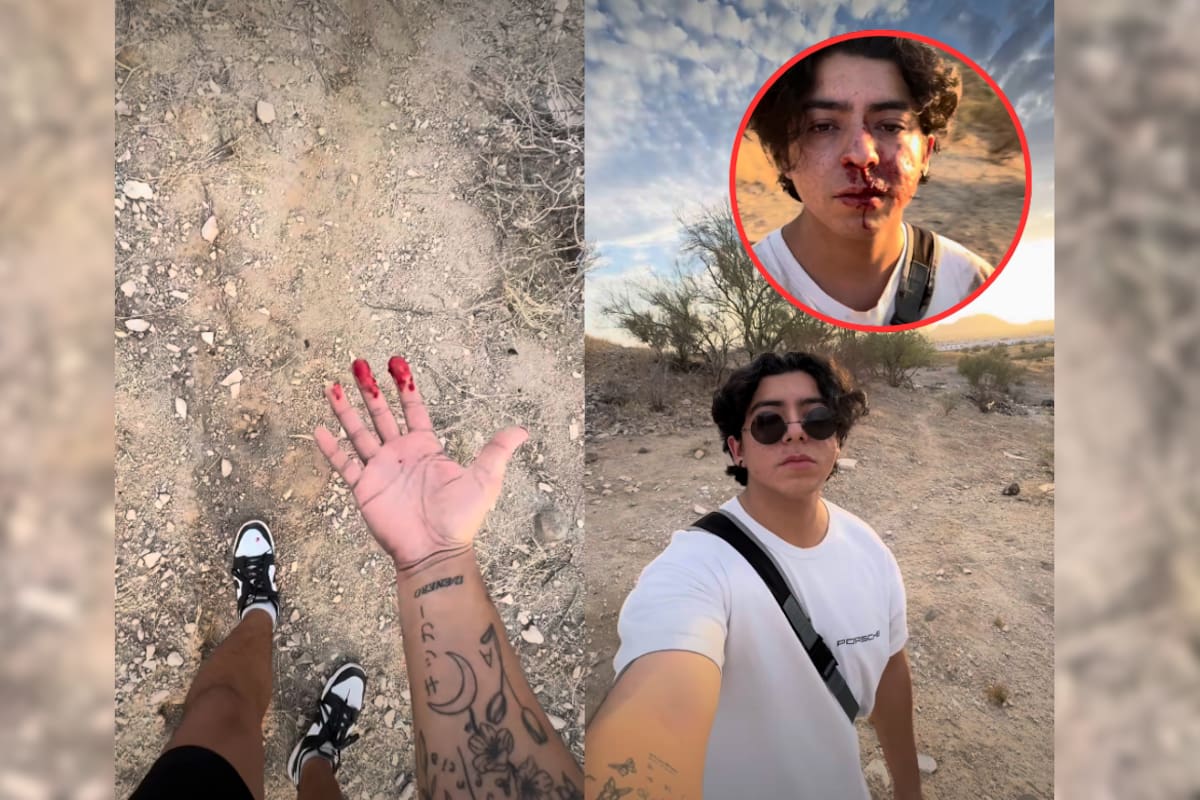 Influencer de Hermosillo denunció en redes sociales haber sido víctima de un asalto mientras realizaba senderismo en un cerro de la ciudad