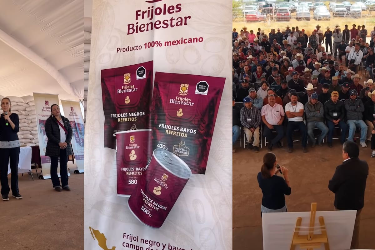 Presenta Claudia Sheinbaum programa “Frijol del Bienestar” como parte del Plan México ante productores de Zacatecas