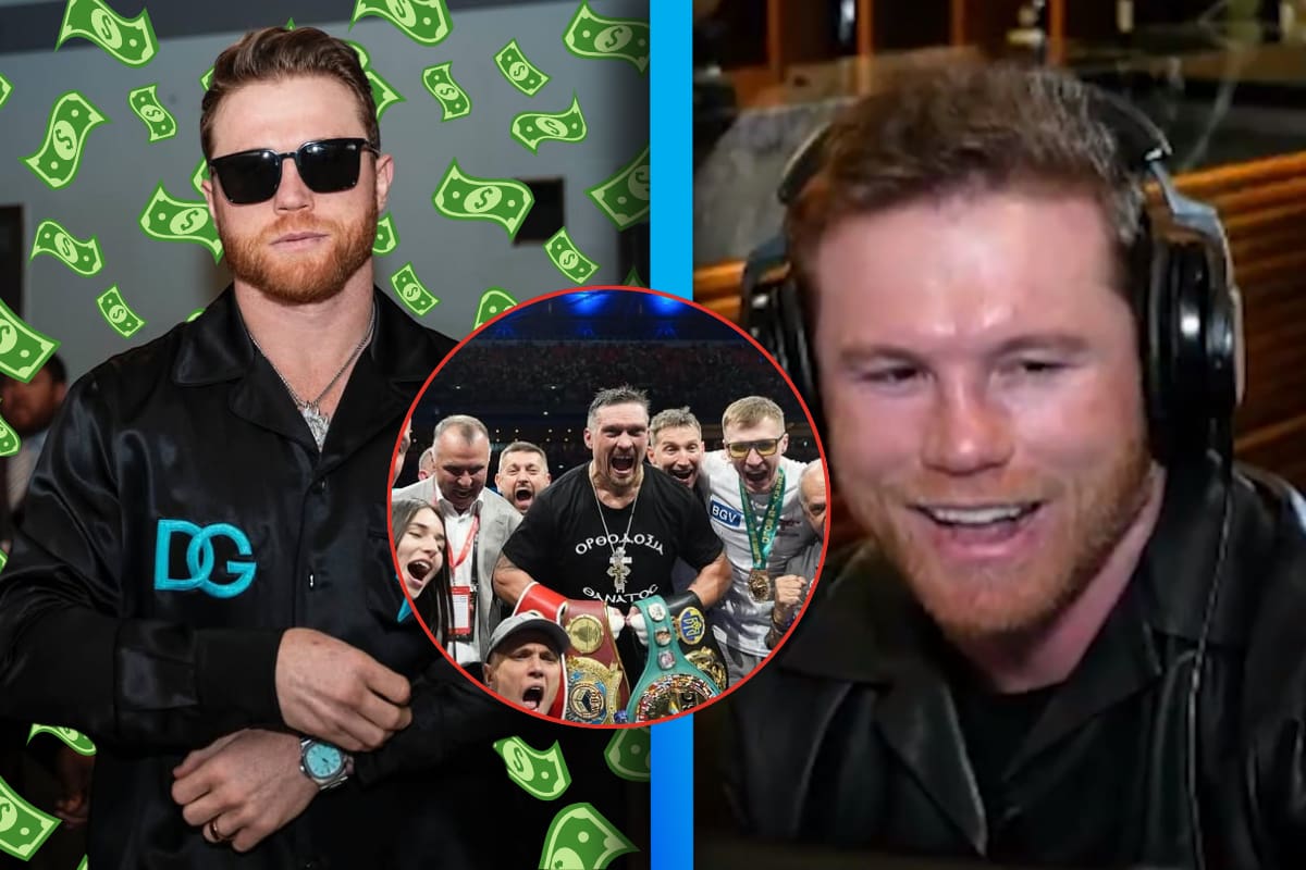 Esta es la escandalosa cantidad que ganó Canelo Álvarez por la victoria de Oleksandr Usyk