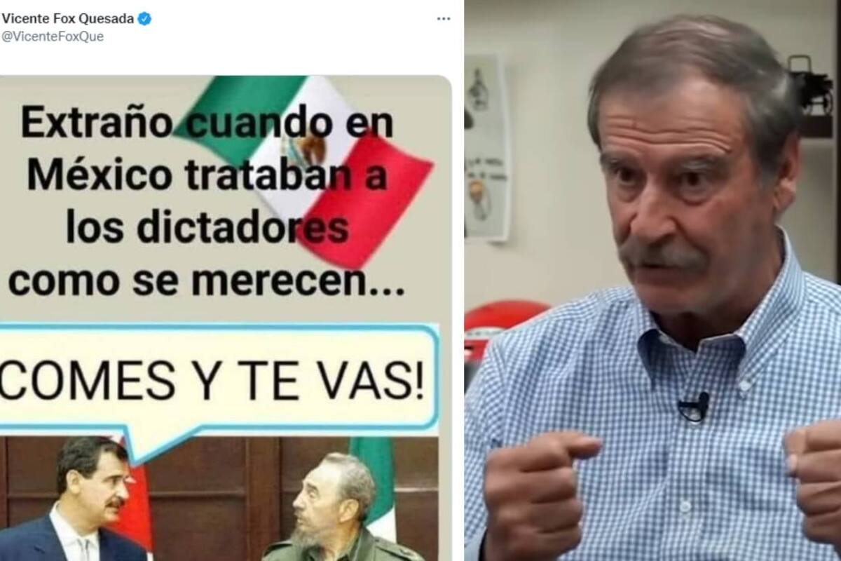 "Comes y te vas": Vicente Fox recuerda su frase a Fidel Castro tras anuncio de médicos cubanos
