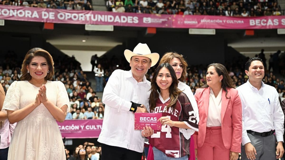 Beca Sonora de Oportunidades: Más de 18 mil estudiantes reciben apoyo económico del gobierno estatal