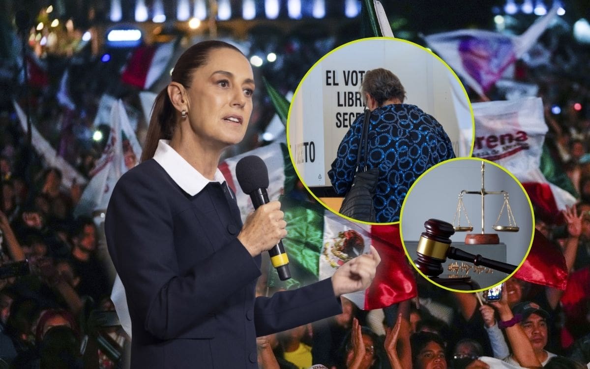 Plan B de reforma electoral: Sheinbaum propone revocación de mandato en tercer o cuarto año y tope a congresos locales. | Crédito: Presidencia/Banco digital GH