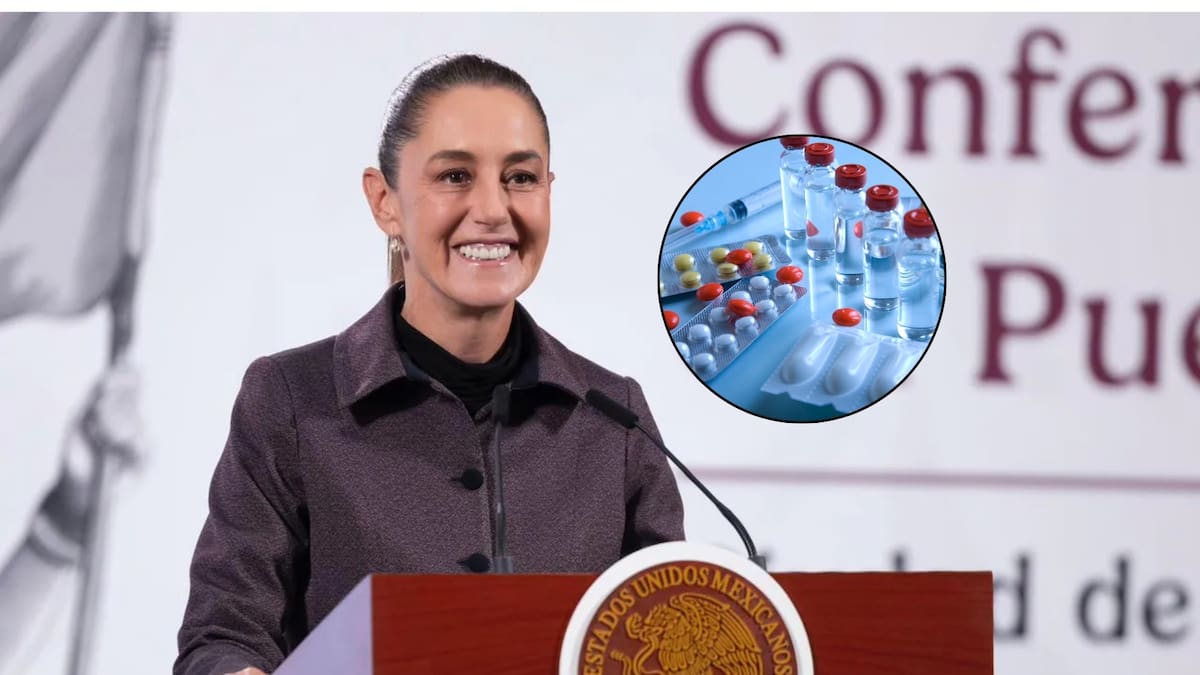 Sheinbaum adelanta que hay farmacéuticas que incumplieron con entrega de medicamentos y se retirarán contratos; insiste en que son pocos los medicamentos que faltan