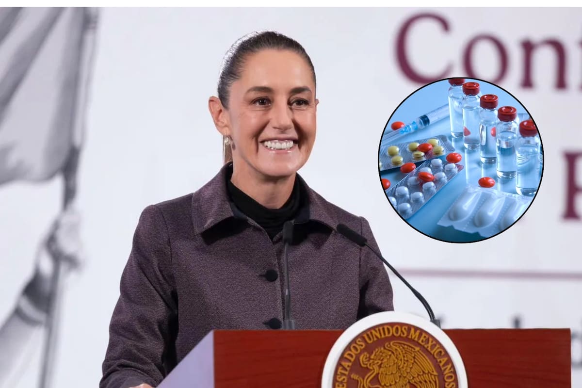 Sheinbaum adelanta que hay farmacéuticas que incumplieron con entrega de medicamentos y se retirarán contratos; insiste en que son pocos los medicamentos que faltan