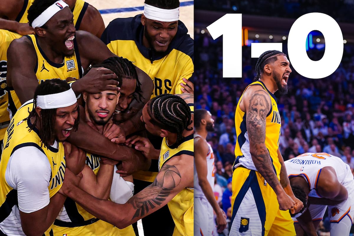 ¡En tiempo extra! Los Pacers se llevan el juego 1 frente a los Knicks