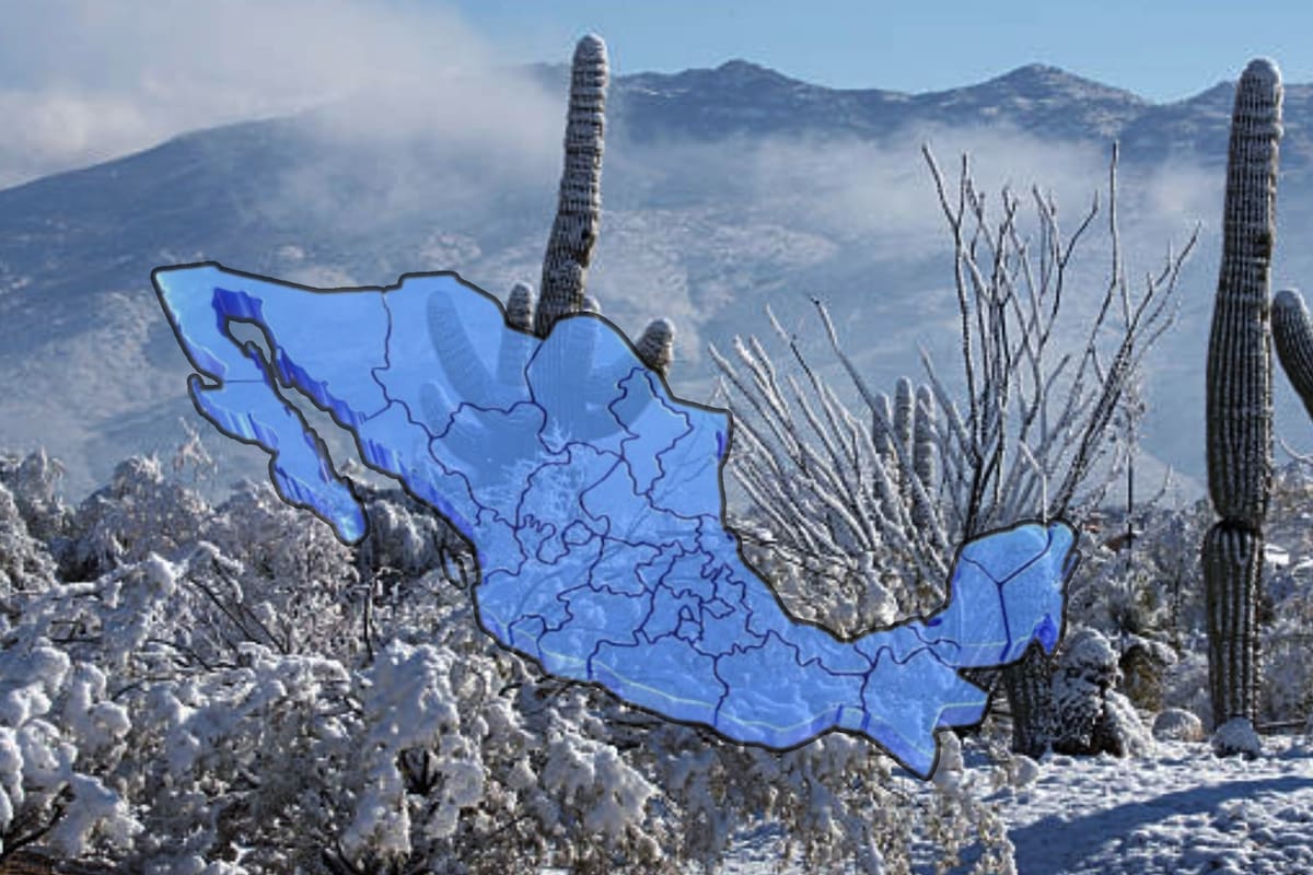 Conagua advierte entrada de nuevo frente frío hoy, el cual interactuará con otros fenómenos que dejarán a México con hasta -15 °C y lluvias en estas zonas