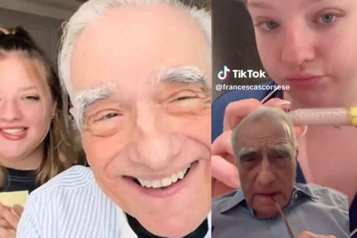 Martin Scorsese narra la rutina de maquillaje de su hija Francesca en TikTok