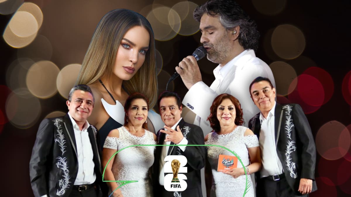 Belinda, Andrea Bocelli y Los Ángeles Azules encabezarán el Countdown Concert previo a la inauguración del Mundial 2026
