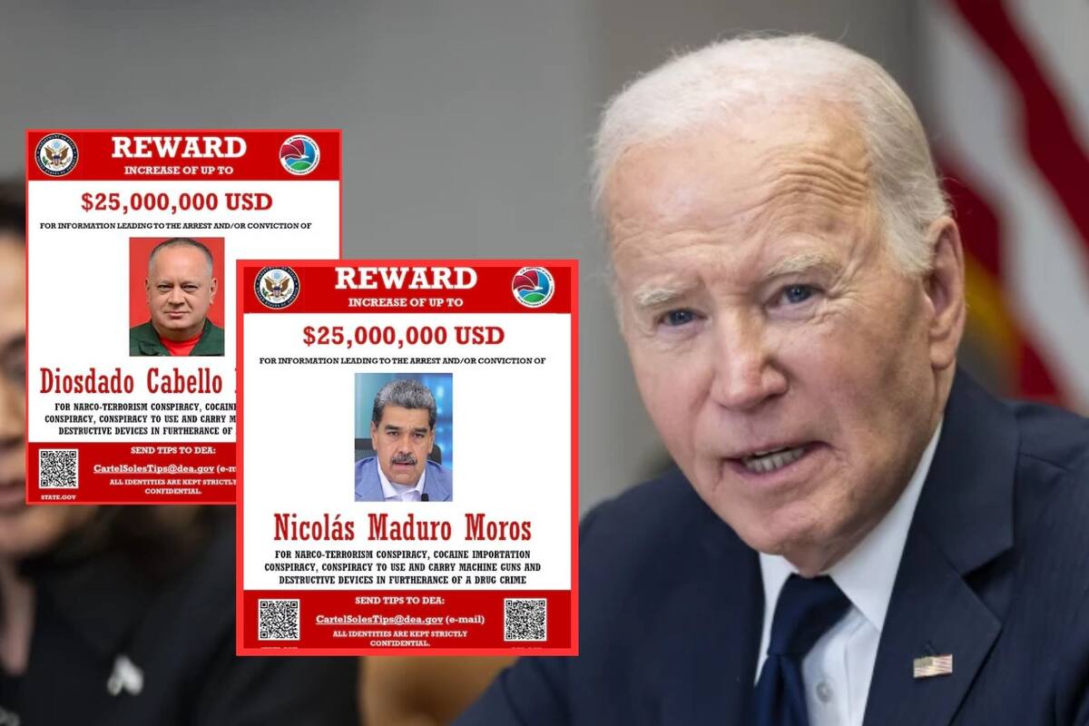EU aumenta recompensa por captura de Nicolás Maduro y Diosdado Cabello: ofrecen 25 millones de dólares