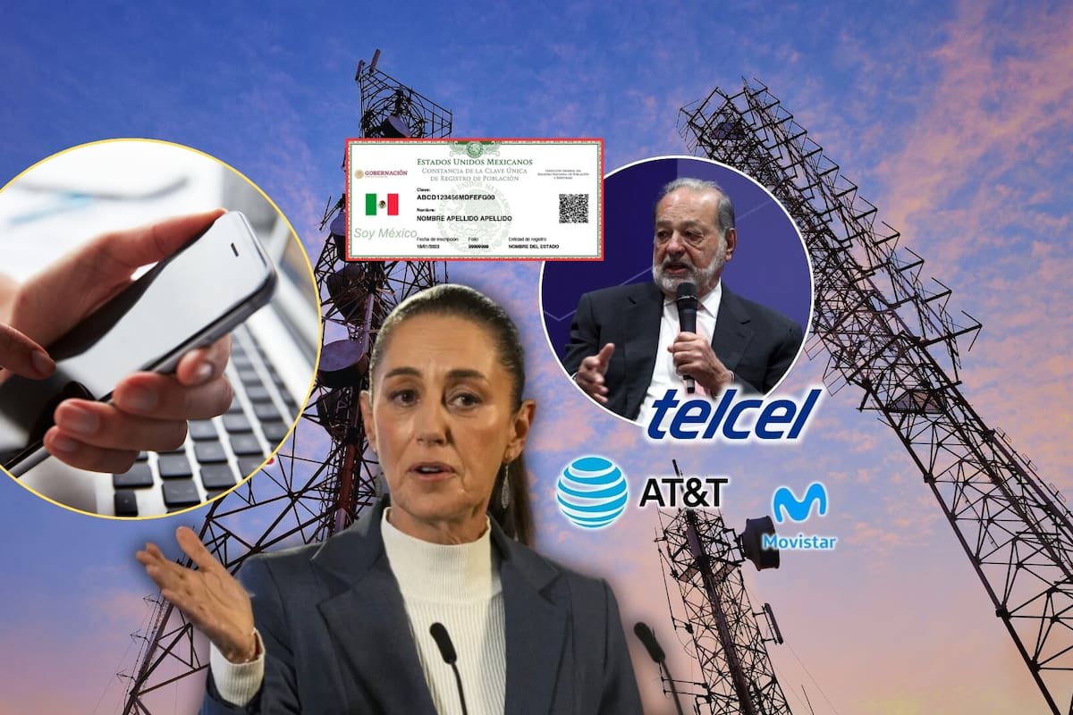 Registro de usuarios móviles con CURP ya es obligatorio y estaría beneficiando más a Carlos Slim, mientras complica a otras compañías como AT&T y Movistar