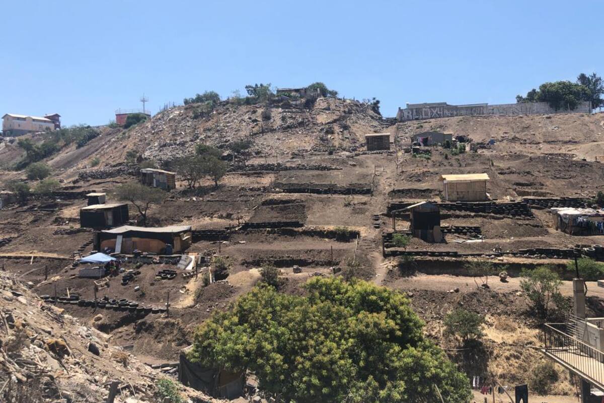 Construyen asentamiento ilegal en Cañón Morales en Rosarito