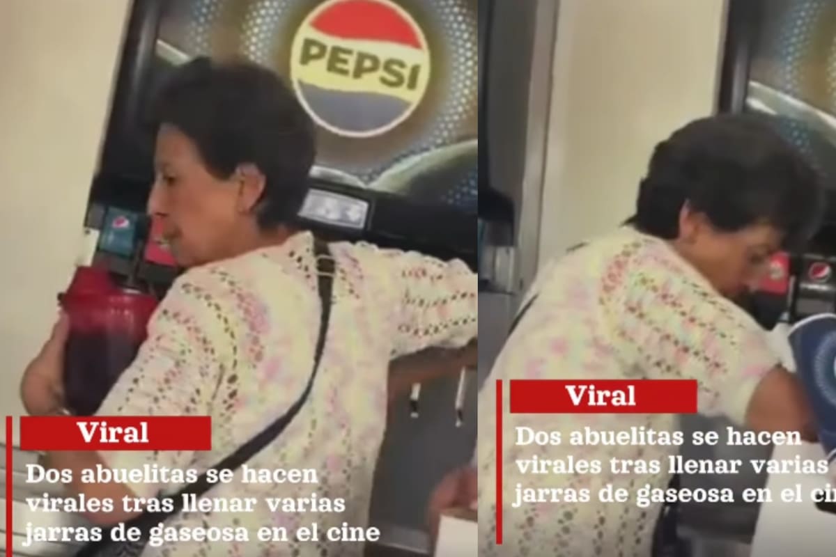 Llenaron jarras traídas de casa en vez de usar los vasos del refil: la jugada audaz de unas señoras en el cine