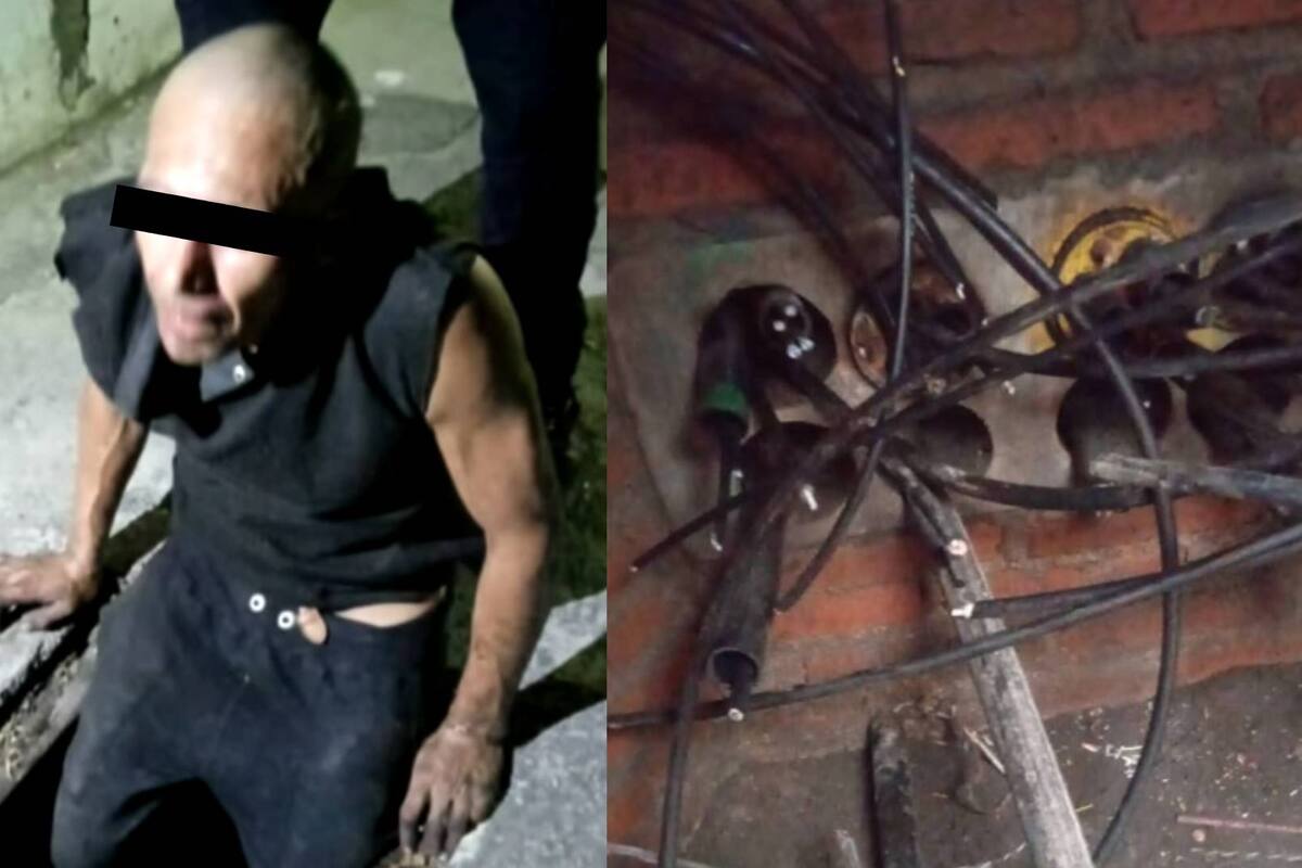 AICM: Detienen a hombre por robo de cableado que provocó fallas en sistema de migración