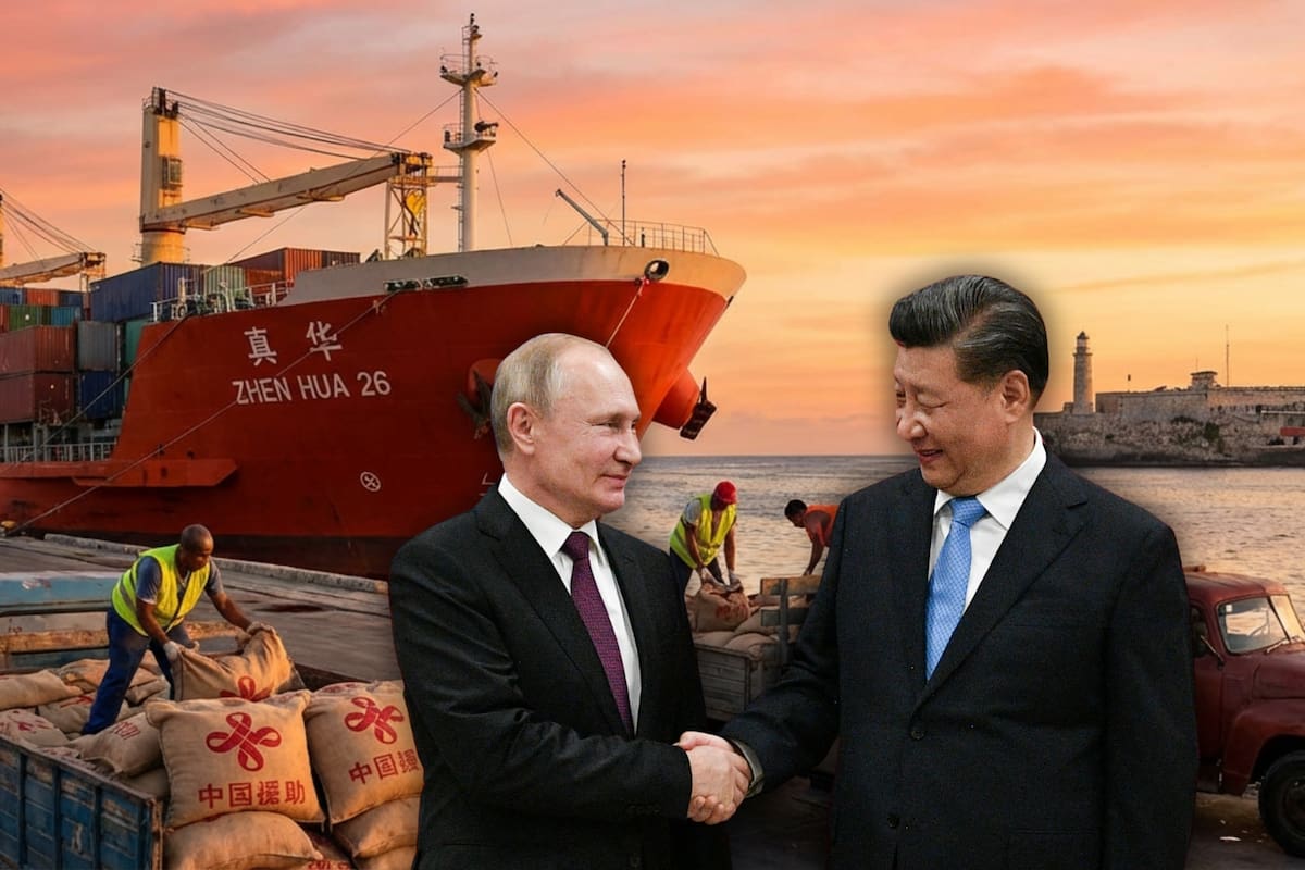 China y Rusia mueven sus piezas en el Caribe: El millonario rescate de Xi Jinping a Cuba con 80 millones de dólares y miles de toneladas de arroz que desafía el equilibrio de poder en las puertas de EE. UU.