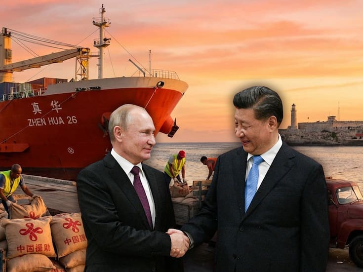 China y Rusia mueven sus piezas en el Caribe: El millonario rescate de Xi Jinping a Cuba con 80 millones de dólares y miles de toneladas de arroz que desafía el equilibrio de poder en las puertas de EE. UU.