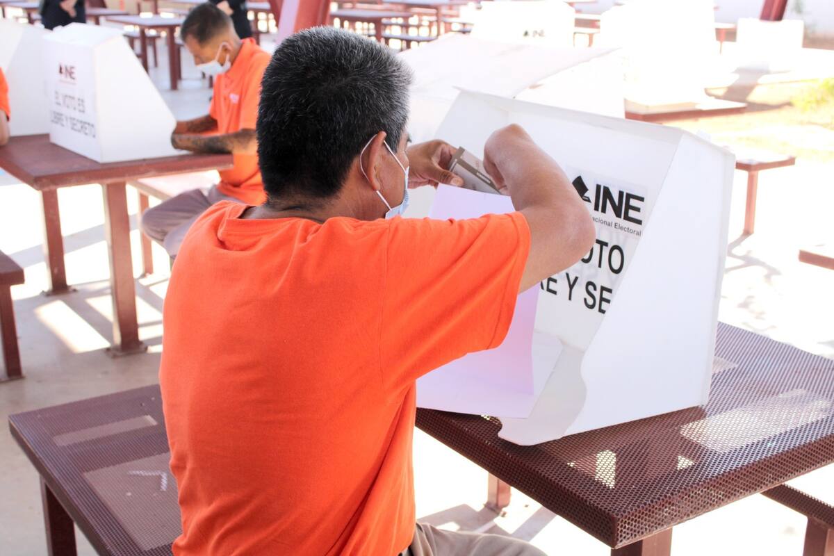 Realizan jornada de Voto Anticipado en Centros de Reinserción Social de Sonora