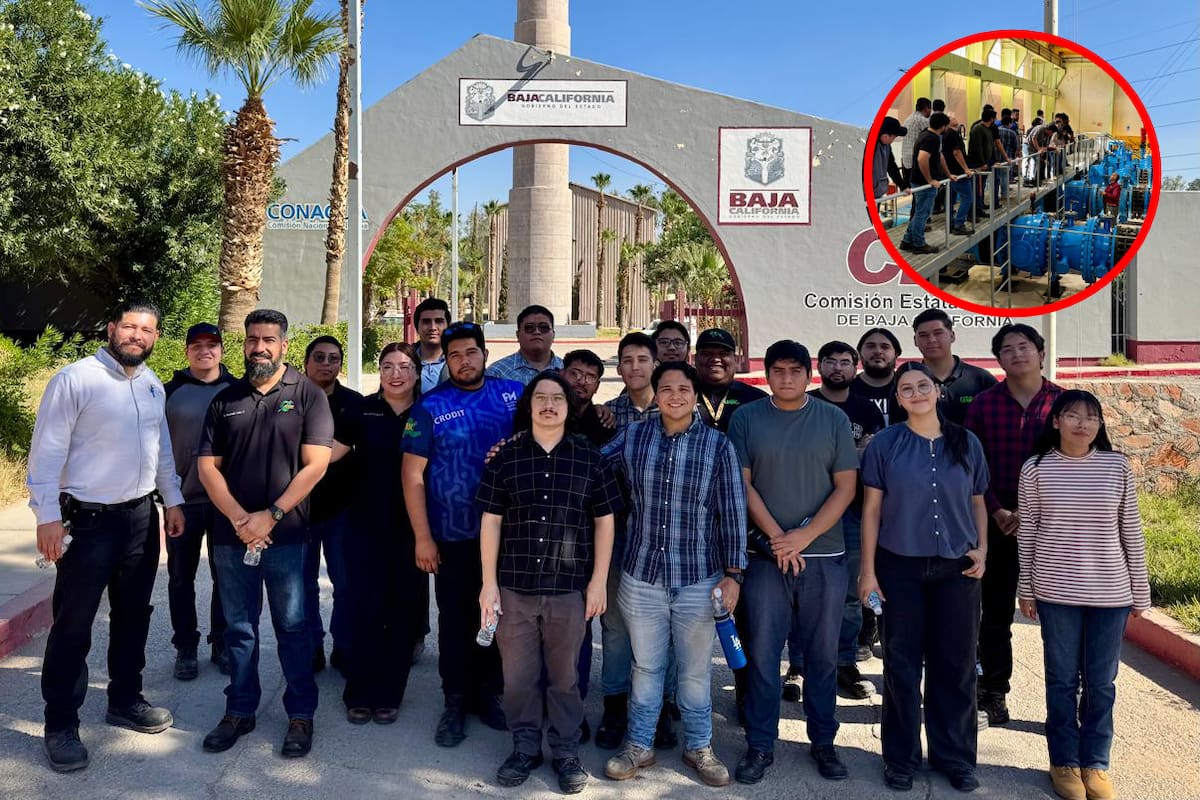 Estudiantes de Ingeniería conocen desde dentro el acueducto Río Colorado–Tijuana