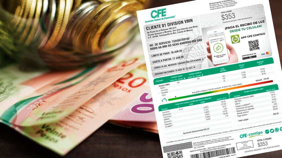 CFE aclara por qué algunos recibos de luz subirán, aunque no hay aumento en tarifas