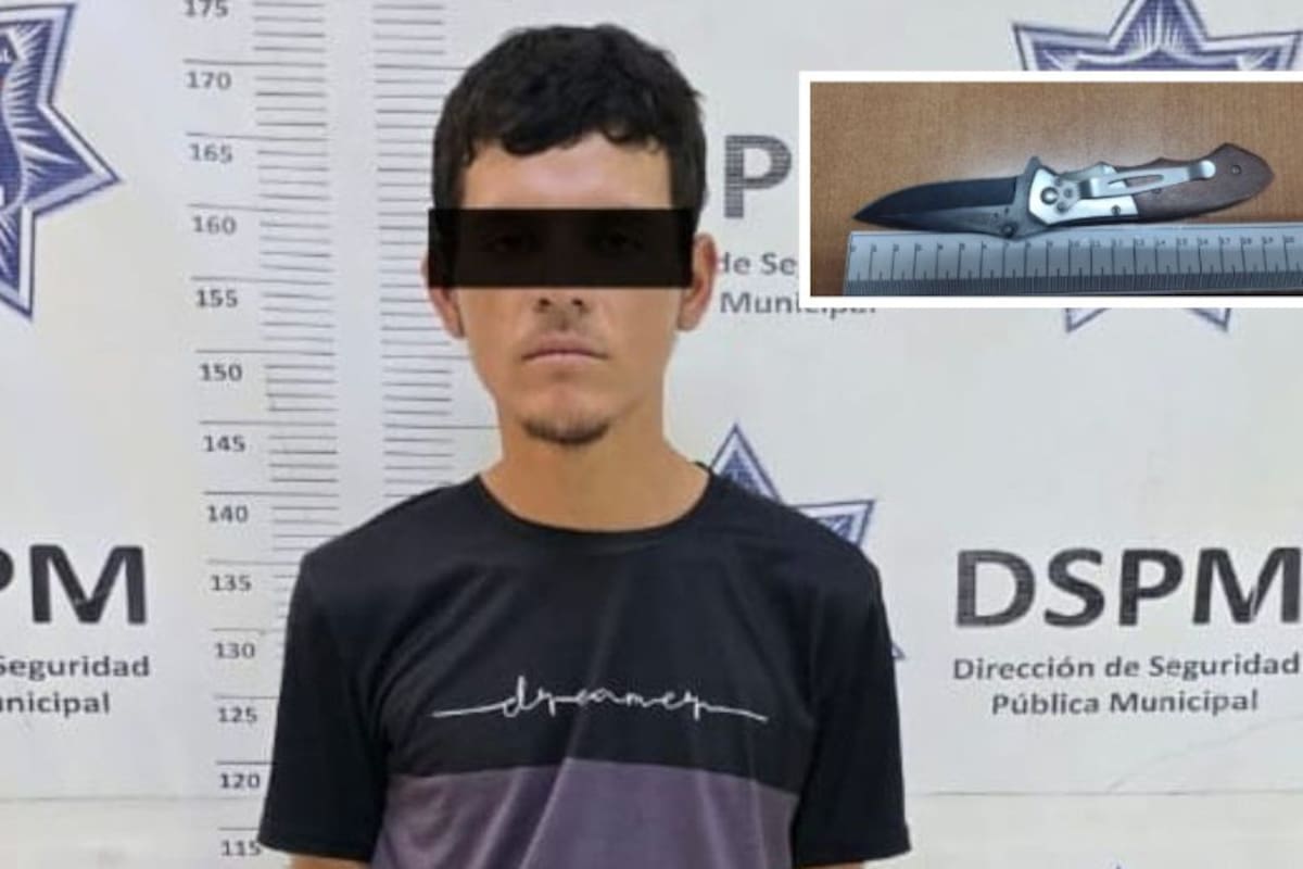 Detienen en Mexicali a hombre armado; lo relacionan con cuatro robos en cafeterías