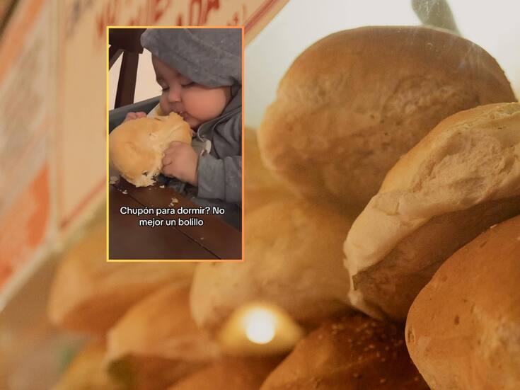 Bebé bolillo: bebé se vuelve tendencia por calmarse con un pan en lugar de con un biberón