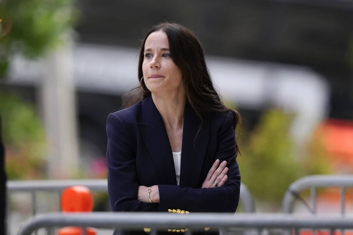 Ashley Biden, hermana de Hunter, también llegó a la Corte este lunes. | AP