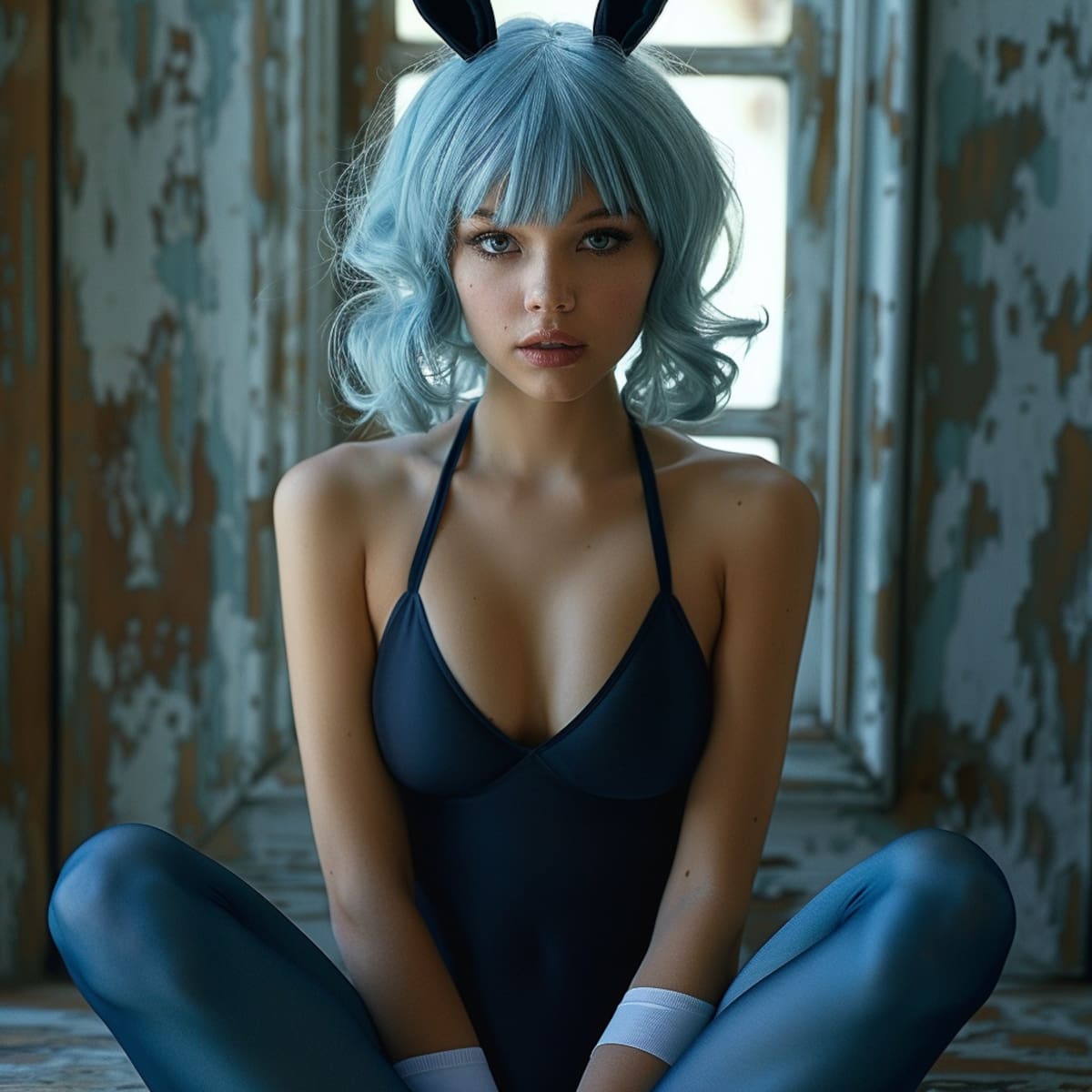 Bulma conejita, la científica más bella y aventurera de Dragon Ball, cobra vida gracias a la IA de Midjourney.
