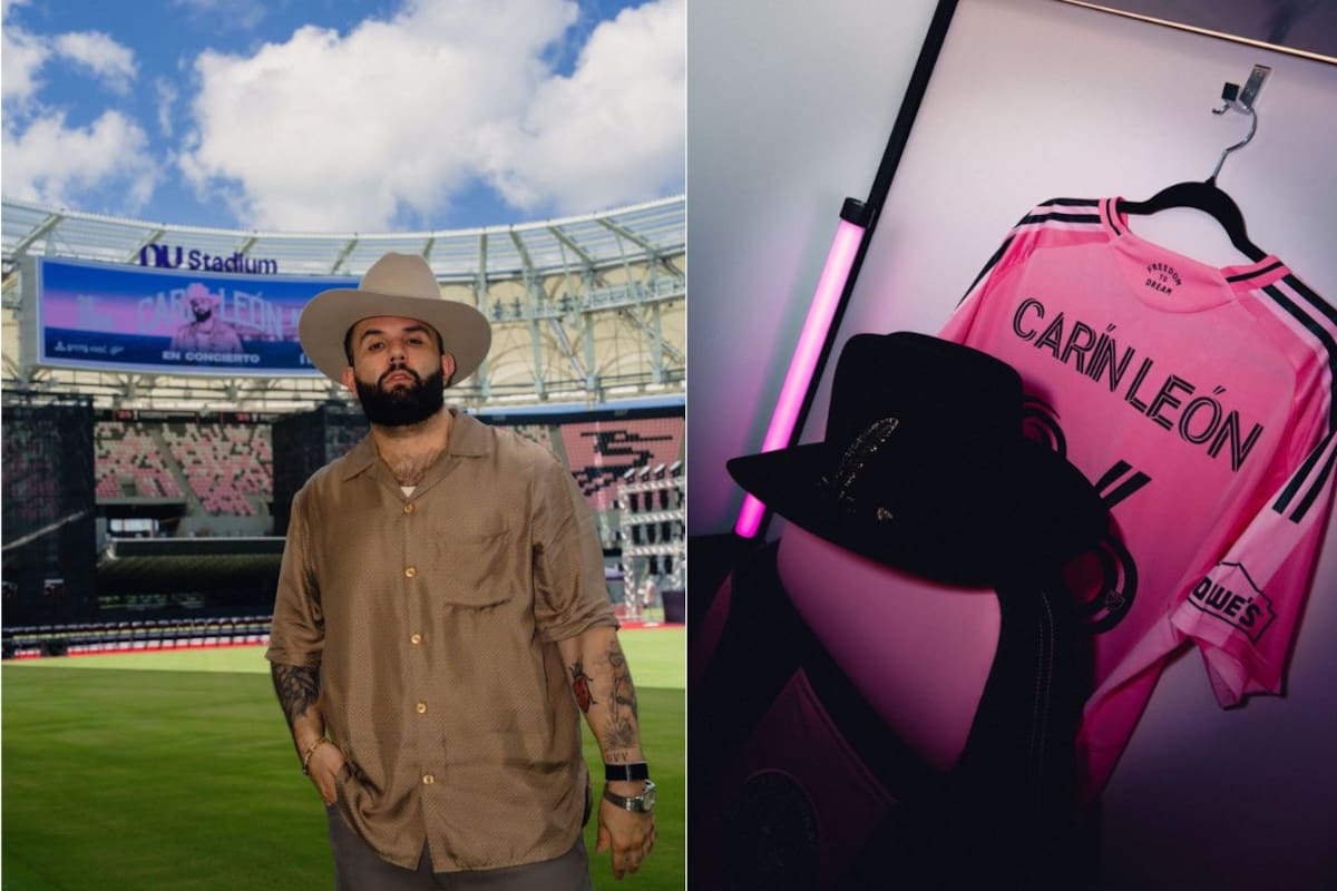 Carín, la primera voz en sonar en la casa del Inter Miami