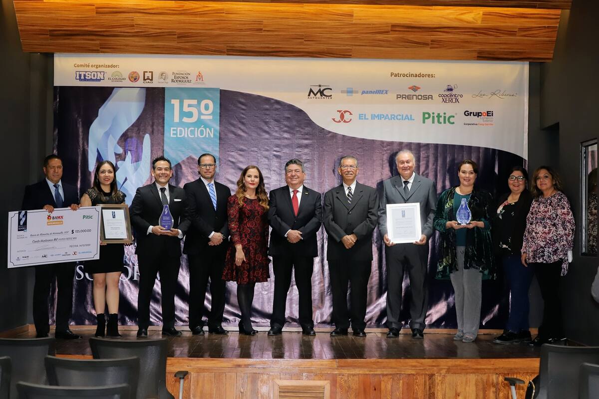 Premio Sonora a la Filantropía: Reconocen su altruismo en las categorías: Institución, Empresa y Persona