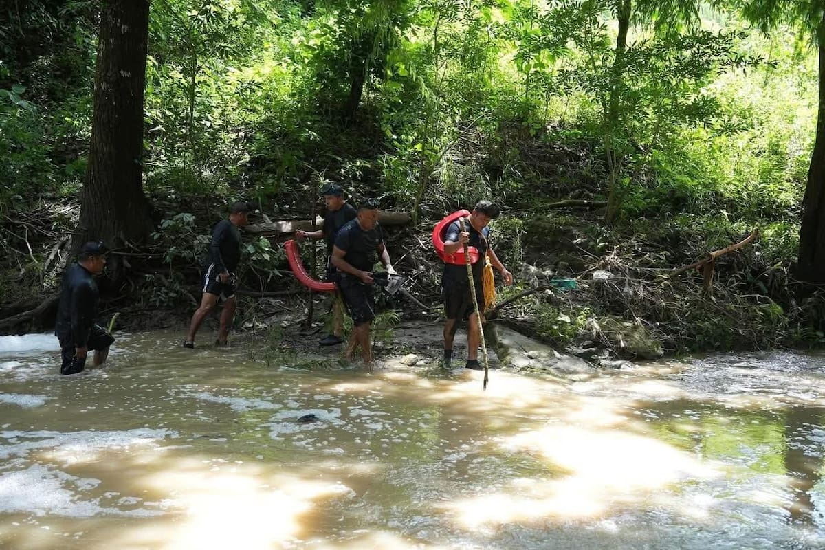 Hallan cuerpo de niño tsotsil arrastrado por la corriente de un río en Chiapas