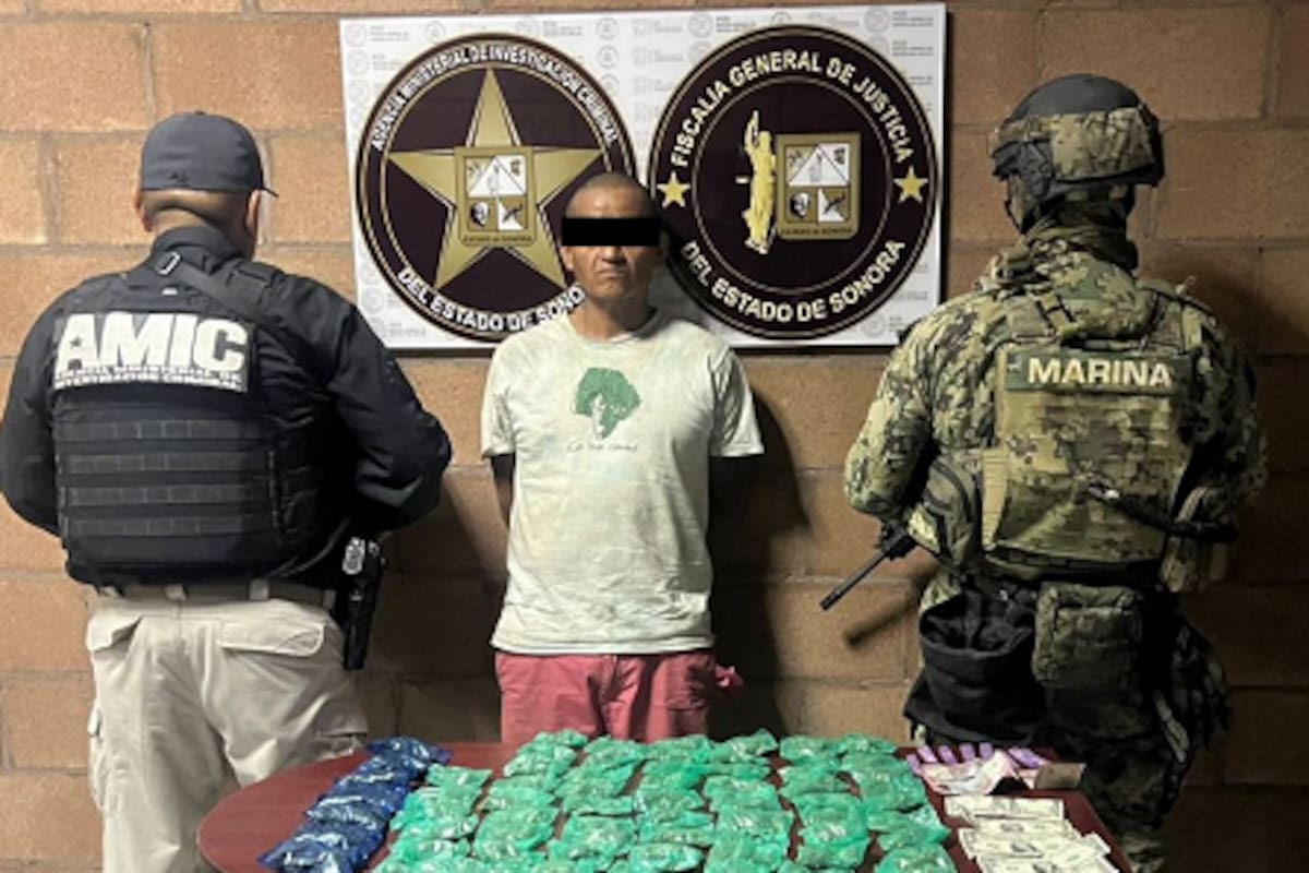 Lo arrestan con metanfetamina y mariguana en SLRC