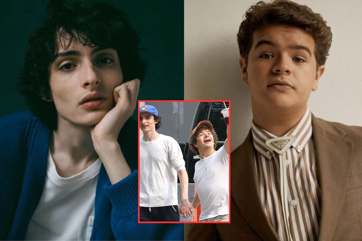 Finn Wolfard y Gaten Matarazzo son captados de la mano en NY