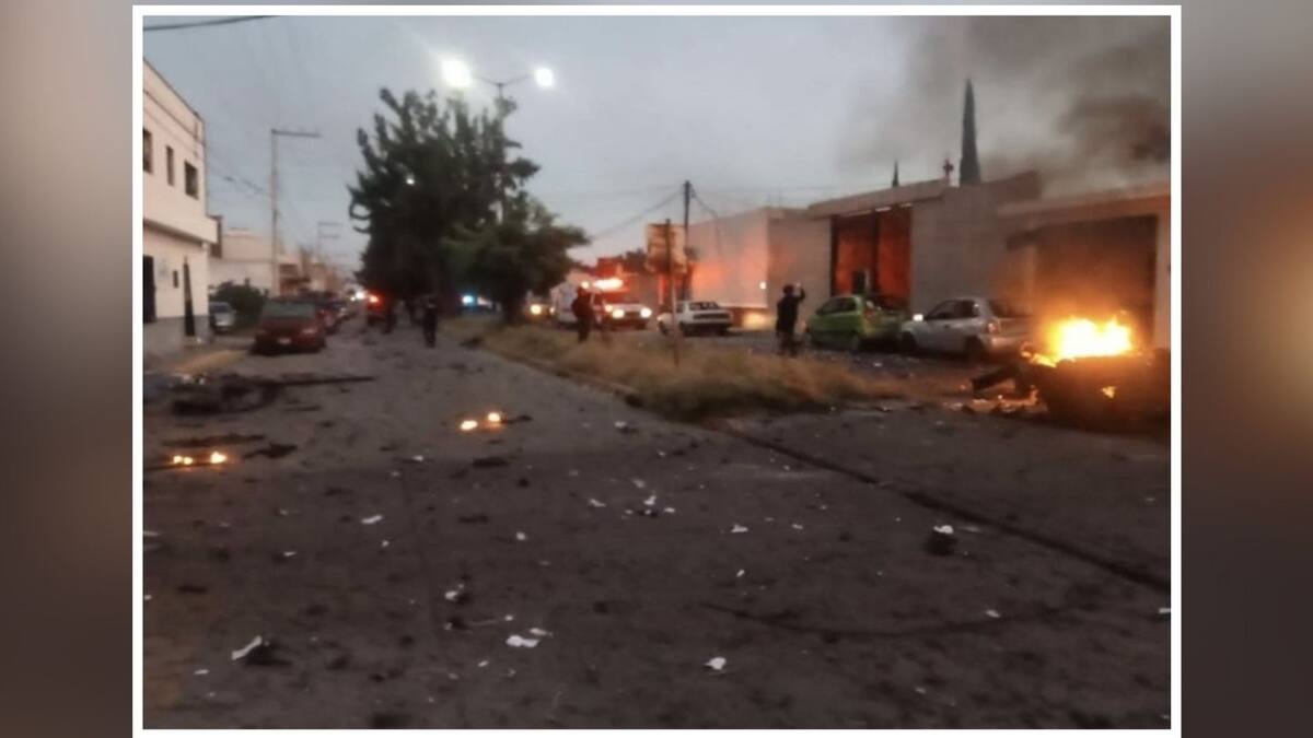 explosión de coche bomba en Guanajuato / Especial