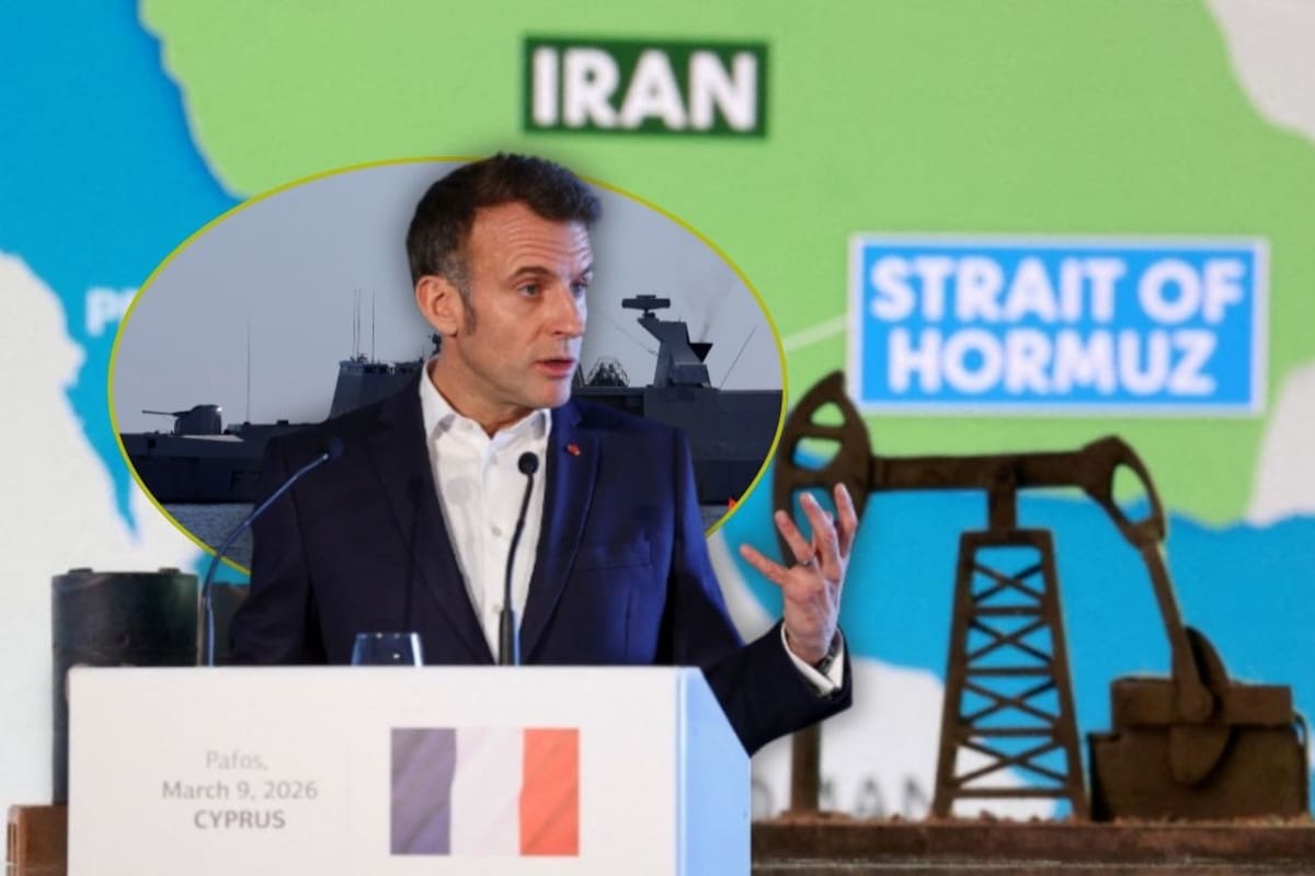Macron prepara misión “defensiva” para reabrir el estrecho de Ormuz con ocho buques, incluido el Charles de Gaulle, ante el cierre casi total de la ruta por donde pasa una quinta parte del petróleo mundial