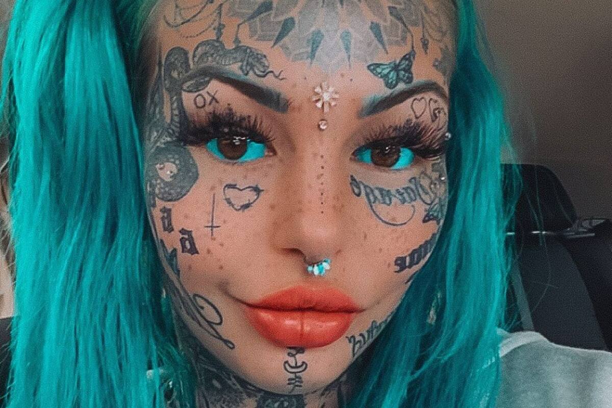 Amber Luke: Joven que se tatuó los ojos y quedó temporalmente ciega dice que “valió la pena”