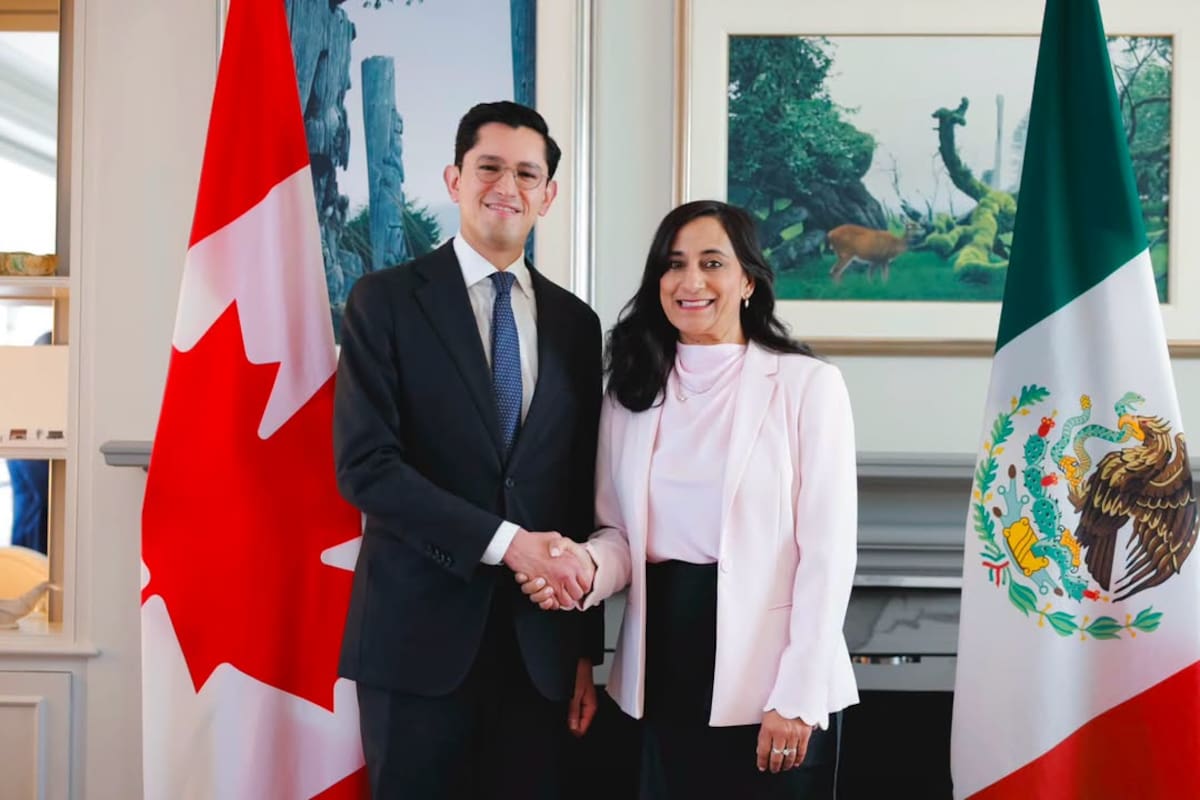 México y Canadá avanzan en comercio, seguridad y cooperación regional tras reunión de Roberto Velasco y Anita Anand en Ottawa