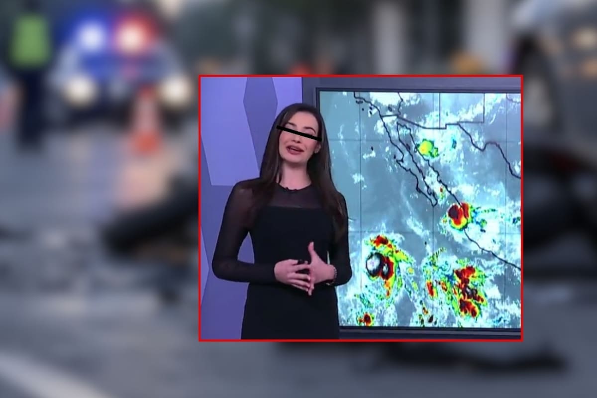 Michelle Zepeda, presentadora del clima, queda a disposición del Ministerio Público tras choque en el que murió un motociclista de 19 años