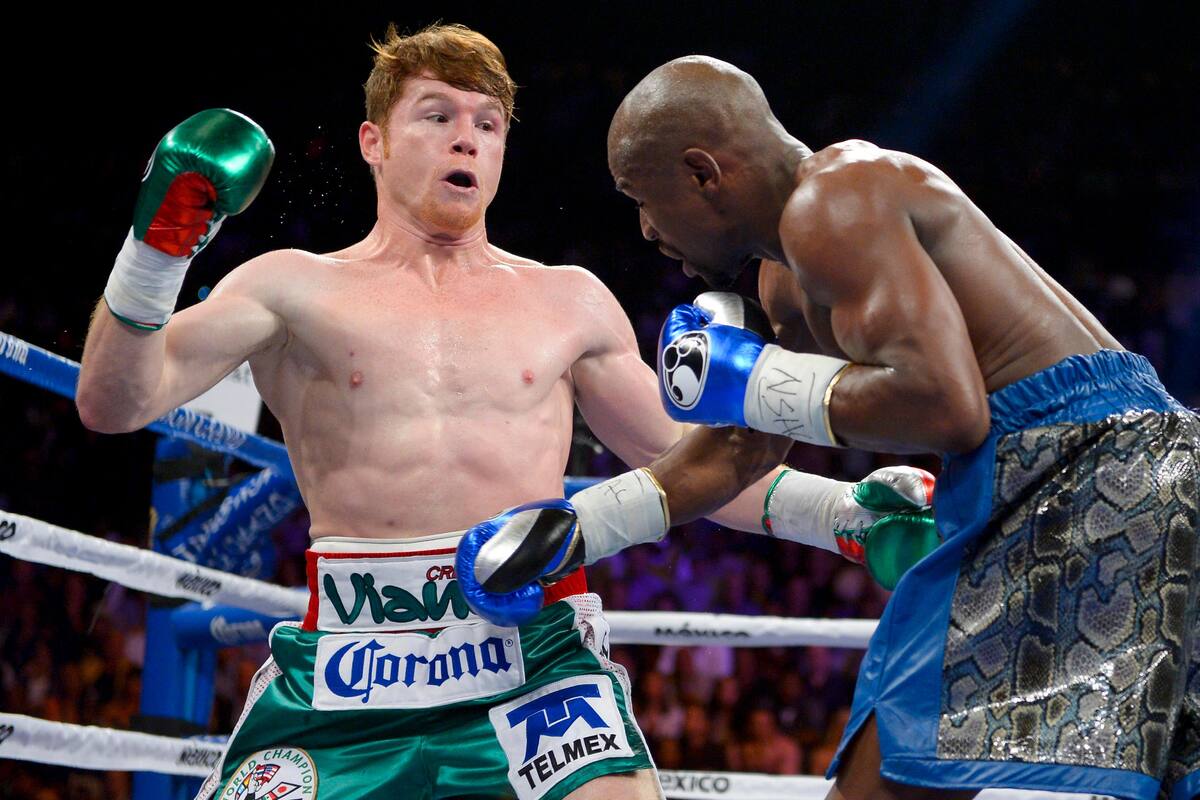 VIDEO: Mayweather se burla del Saúl Álvarez y lo llama "Ca-lose-lo"