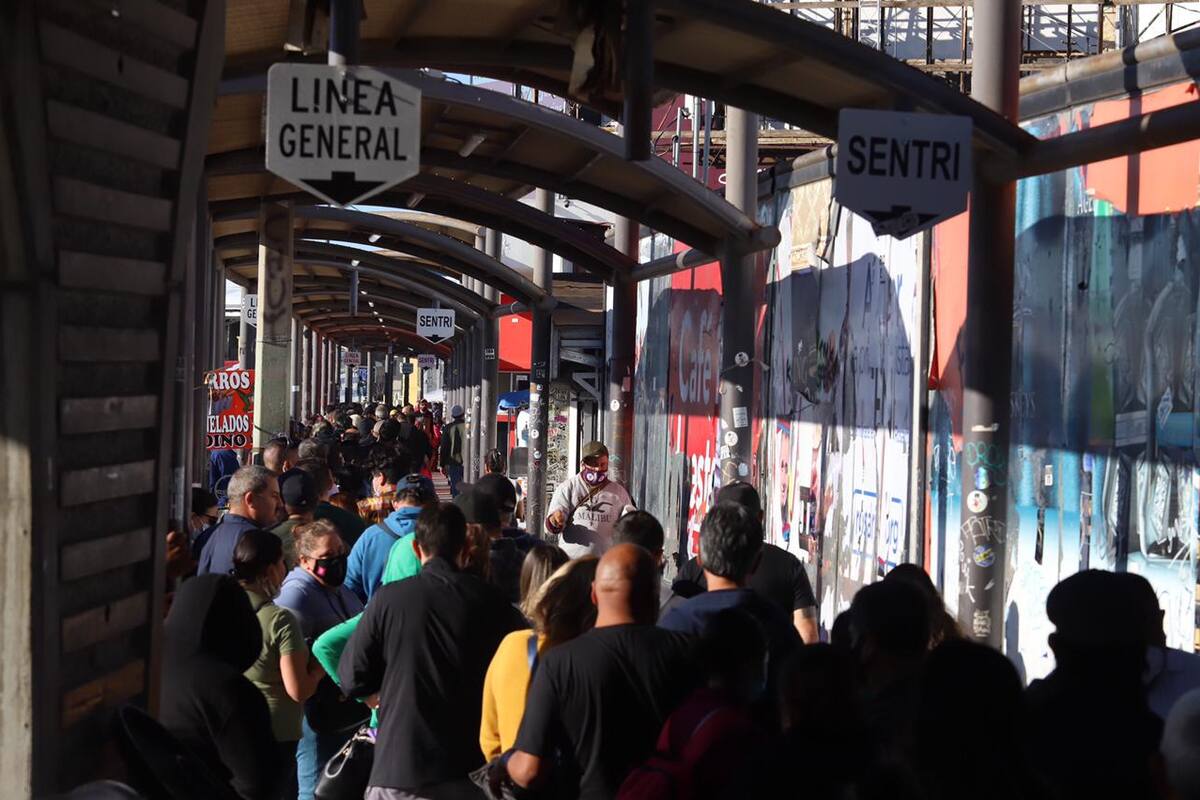 Amplían carriles peatonales en garita de San Ysidro