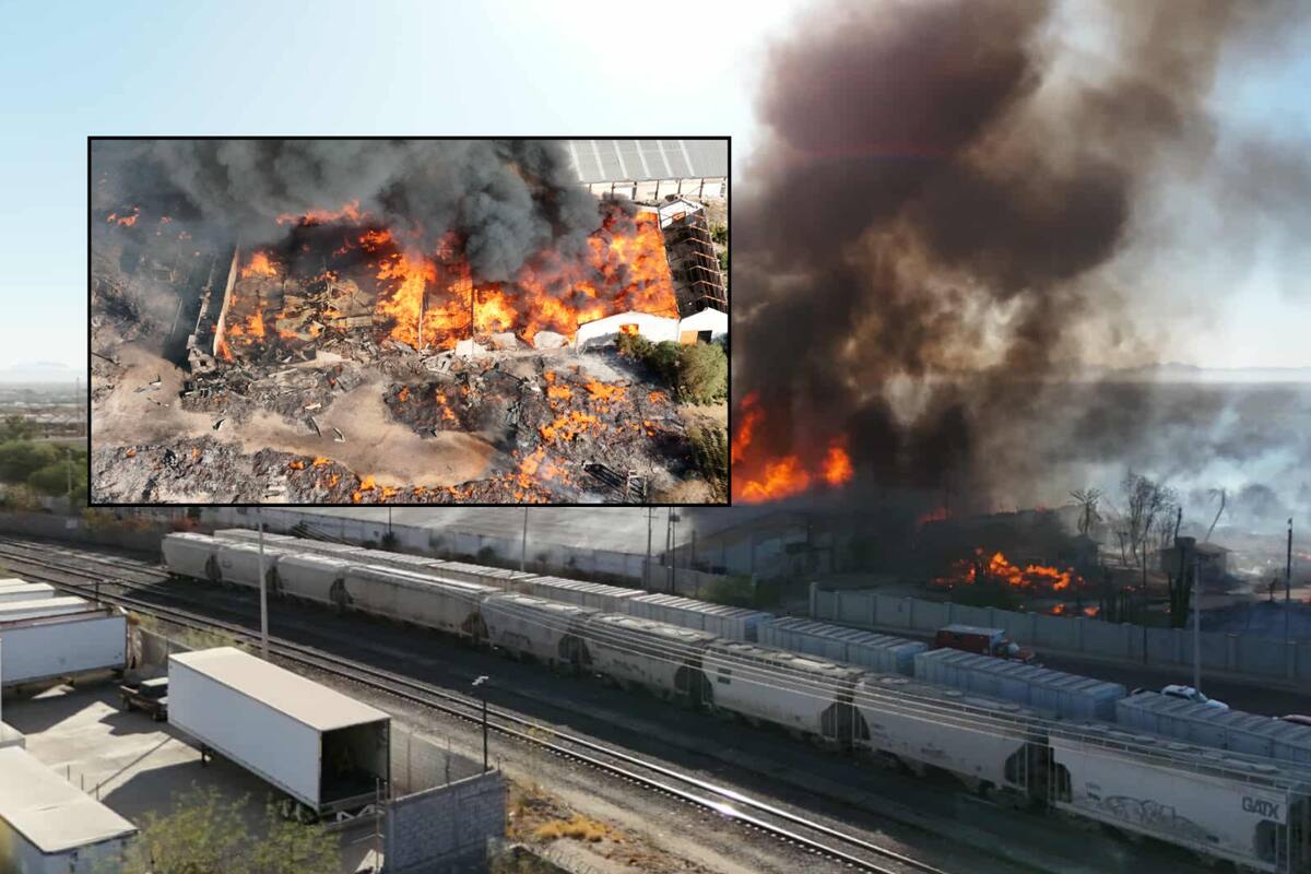 Bomberos de Hermosillo sofocan incendio con apoyo del robot SERI