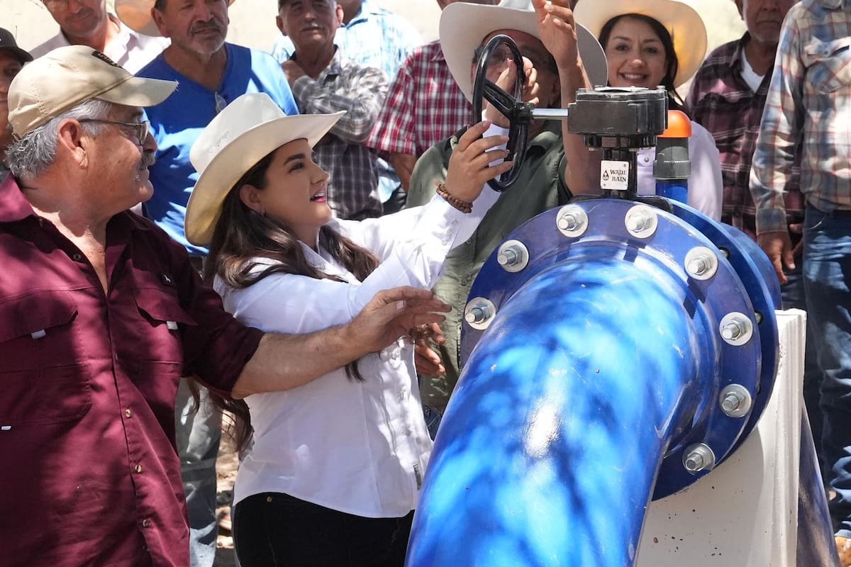 Cumple Gobernador Durazo compromiso de suministro de agua en el Molino de Camou: Célida López